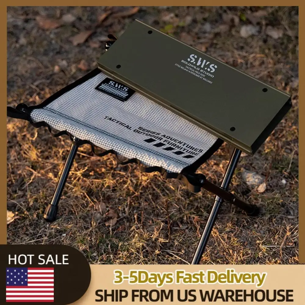 

Складной стол для кемпинга, складной пляжный стол, сверхлегкий походный стол из алюминиевого сплава для альпинизма и рыбалки