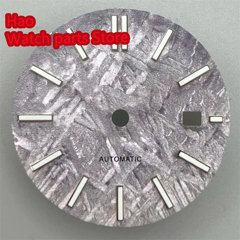 회색 시계 다이얼 발광 다이얼, ETA NH35 2824 미요타 8205 8215 821A 밍주 DG2813 3804 Seagull ST1612 PT5000 무브먼트에 적합, BL 31mm