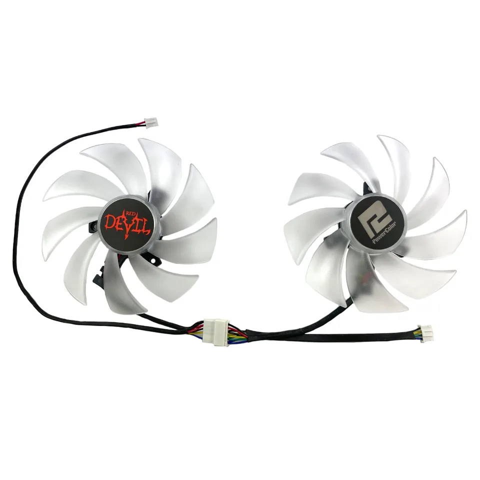 ファンソル New For POWERCOLOR Radeon RX6600 6600XT 6650XT Hellhound Graphics