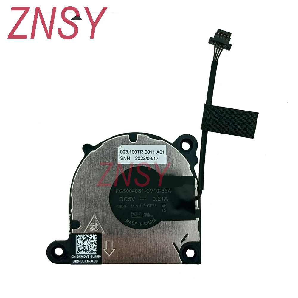 XMDV9 Motherboard CPU Fan For Dell For Alienware M18 R1 M16 R1 0XMDV9 Laptop Cooling Radiator EG50040S1-CV10-S9A 023.100TR.0011