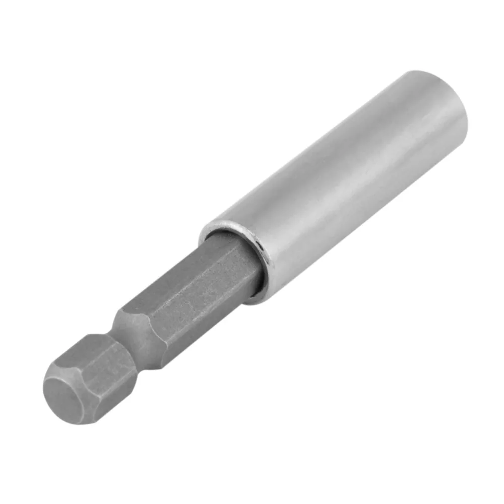 5PCS 1/4 Inch Hex Shank Magnetic Drill Bit Holder S2 Steel Material 60mm Length Drill Bit Extension Socket Hex Drive Socket