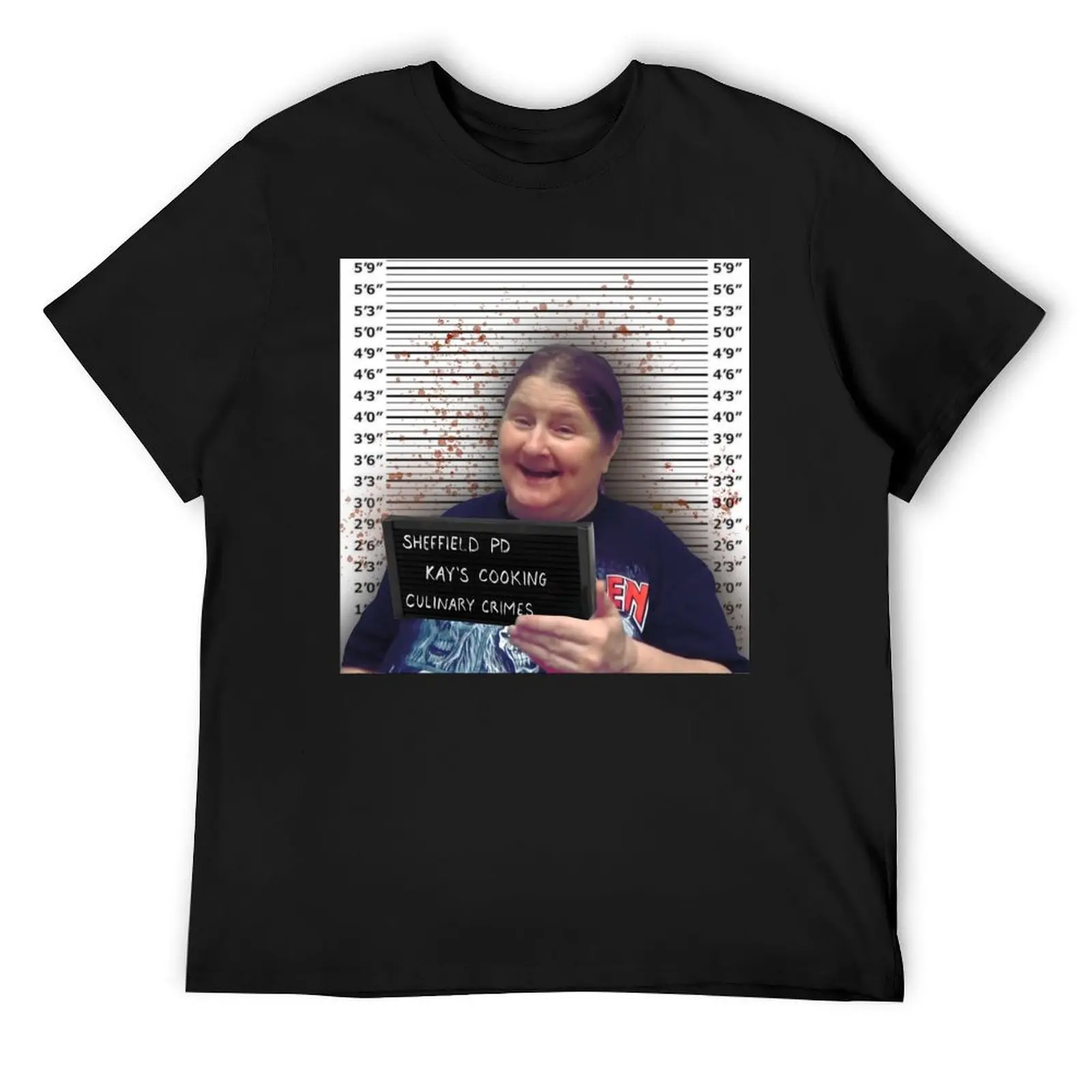 

Kay's Cooking Mugshot T-Shirt Luxury man sweat mens white t shirts