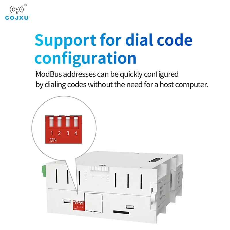 Сбор аналогового коммутатора 16DO RJ45 RS485 COJXU GXXAX00A0 Модуль расширения дистанционного ввода-вывода Modbus Быстрое расширение PNP NPN