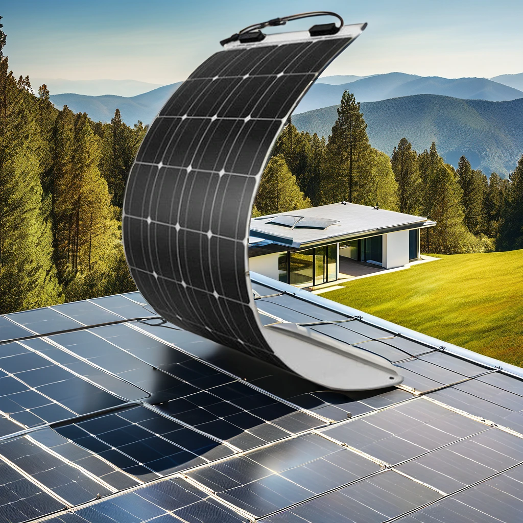 460W Energy Saving Light Weight Bendable Thin Film Flexible Home Use 460W Solar Roof Solar Panels Flexible Solar Panels