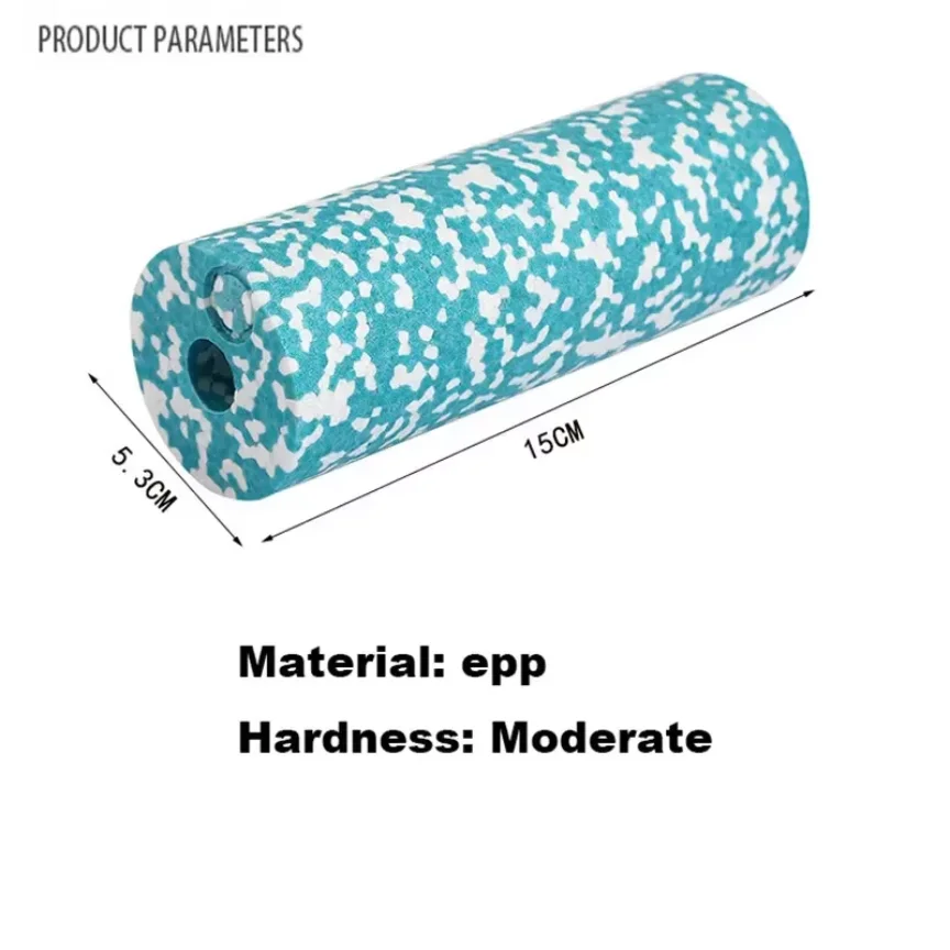 15*5.3cm Mini Yoga Foam Block Massage Roller Block Home Exercise Yoga Fitness Massage Hand and Soles Muscle Relaxation Column