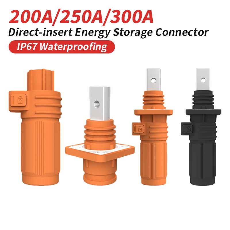 

200A 250A 300A Energy Storage Connector Industrial Photovoltaic Cell Cabinet Quick Wiring Terminal Direct High-voltage Connector