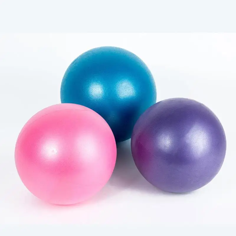 Pilates Ball 9 Inch Small Exercise Ball for Multiple Activities, PVC Latex-Free, Small Yoga Ball for Exercise, Knees Stabilizer