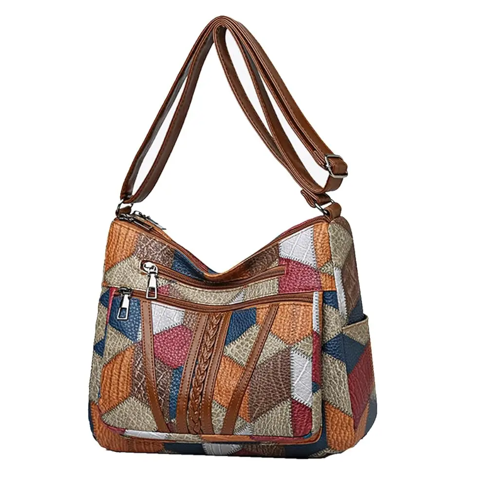 Trendy Crocodile Print Soft Leather Tote Bag Adjustable Shoulder Crossbody Handbag for Women Daily Use