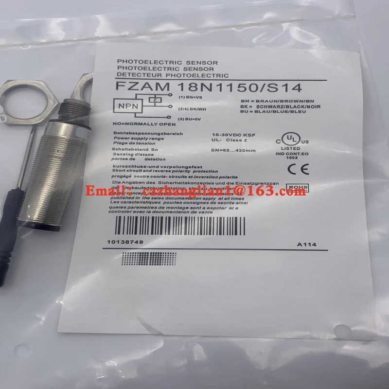 Photoelectric switch FZAM 18P1150/S14 FAZM 18N1150/S14  Complete models brand new