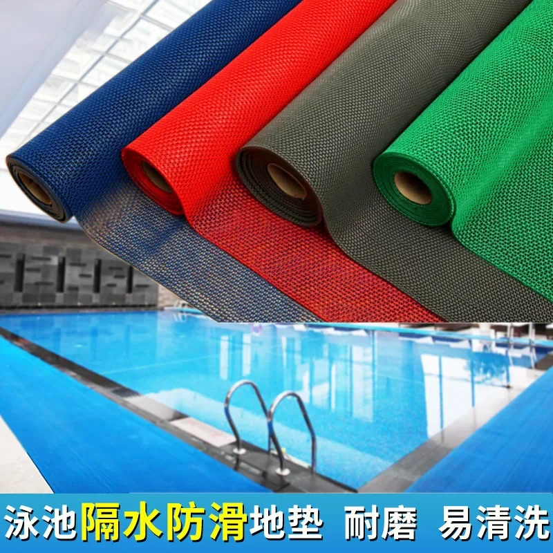 r-proof and easy to clean, dirt-resistant and wear-resistant hollow swimming pool S-shaped outdoor non-slip mat