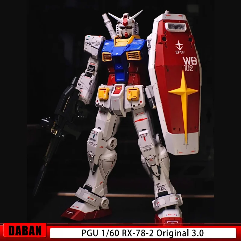 

[In Stock] Daban PGU 1/60 RX-78-2 Original 3.0 Mech Assembly Model Kit PG UNLEASHED Classic Color Action Figure Collectible Toy