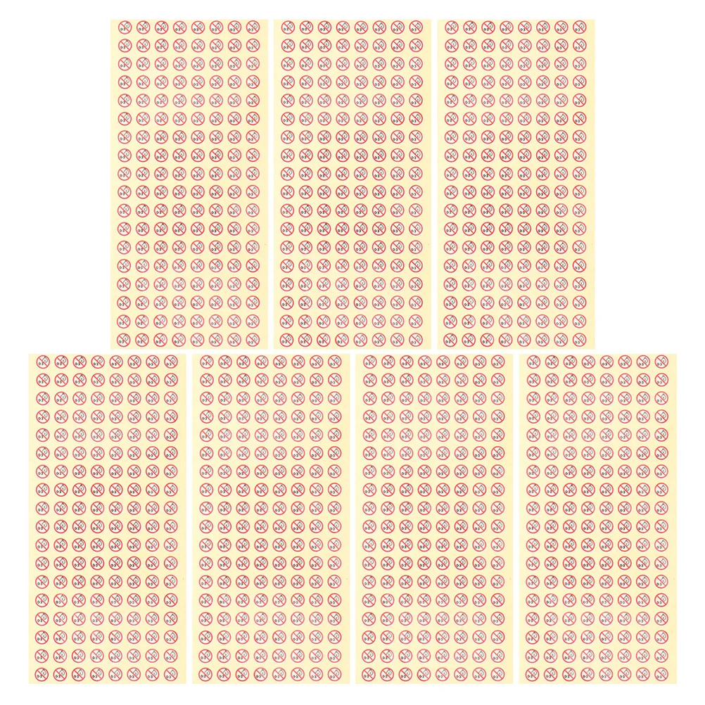 

500 шт. предупреждающие этикетки безопасности, яркие клейкие наклейки для опасности дома, легко наносятся наклейки для родителей и доглядальниц