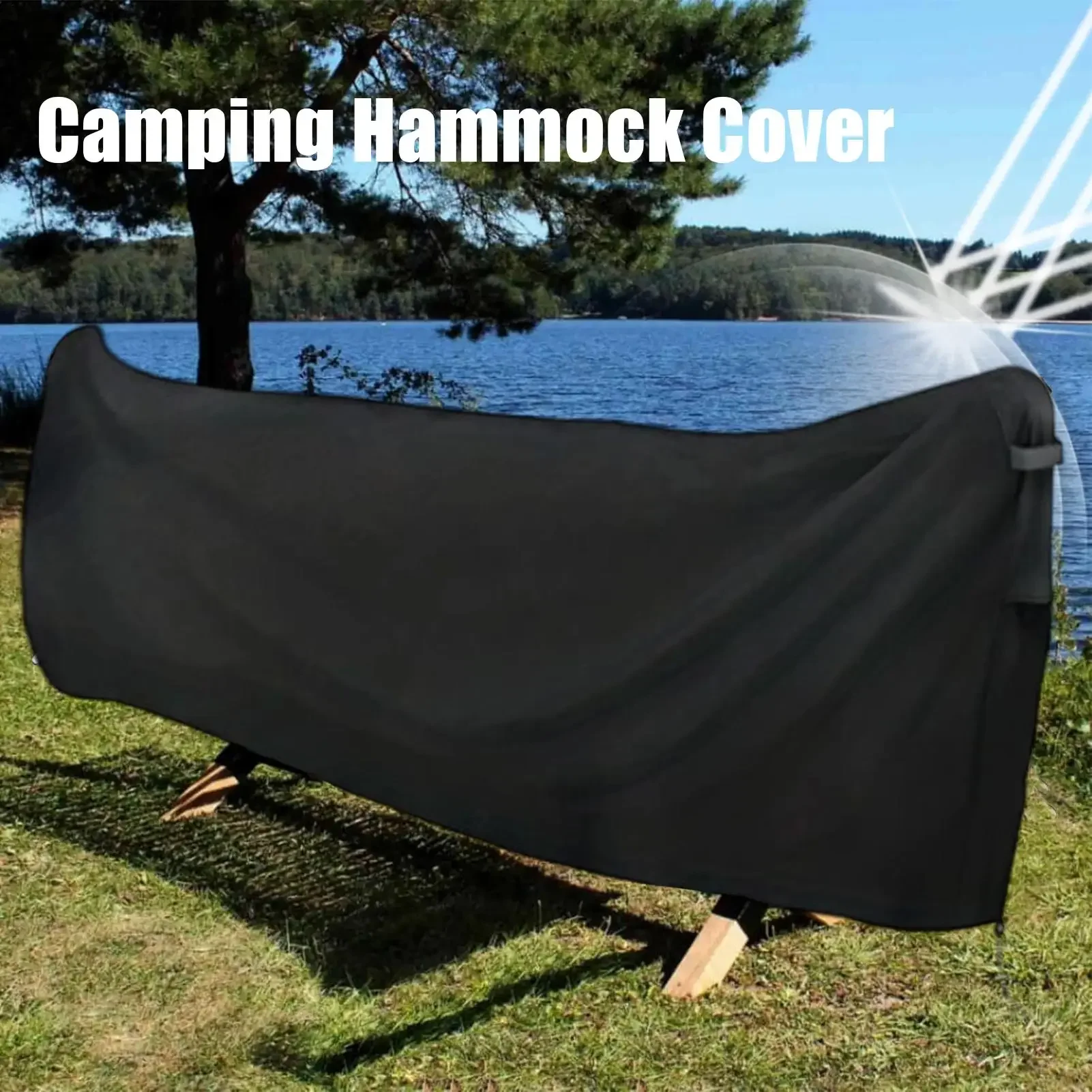 Hammock Cover Waterproof Heavy-Duty Dustproof Outdoor Swing Chair Cover Dust Protector For Swing Chair Garden Patio Backyard