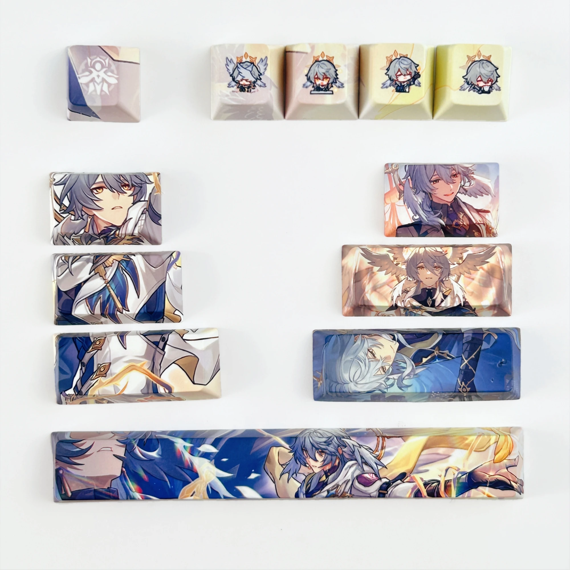 MAIMOOO Honkai: Star Rail Sunday Keycap Cherry Profile 12Keys PBT Personalized Anime Game Keycaps for DIY Mechanical Keyboard