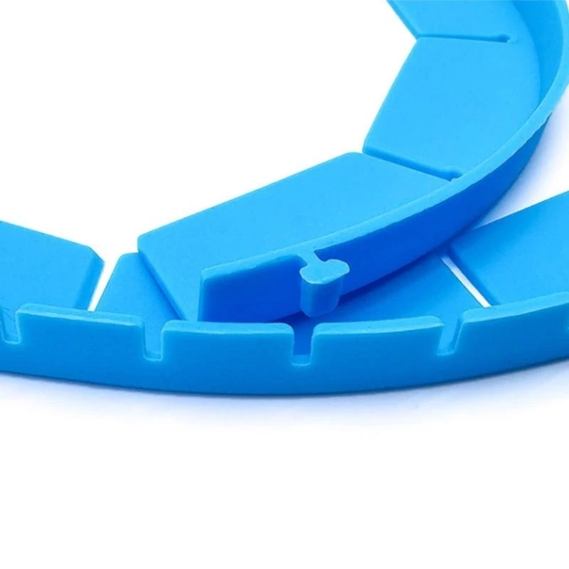 Adjustable Silicone Pizza Rings Expand to 28CM for Various Size Pie Pizza Making for Family Gatherings Social Event 2PCS C7AC