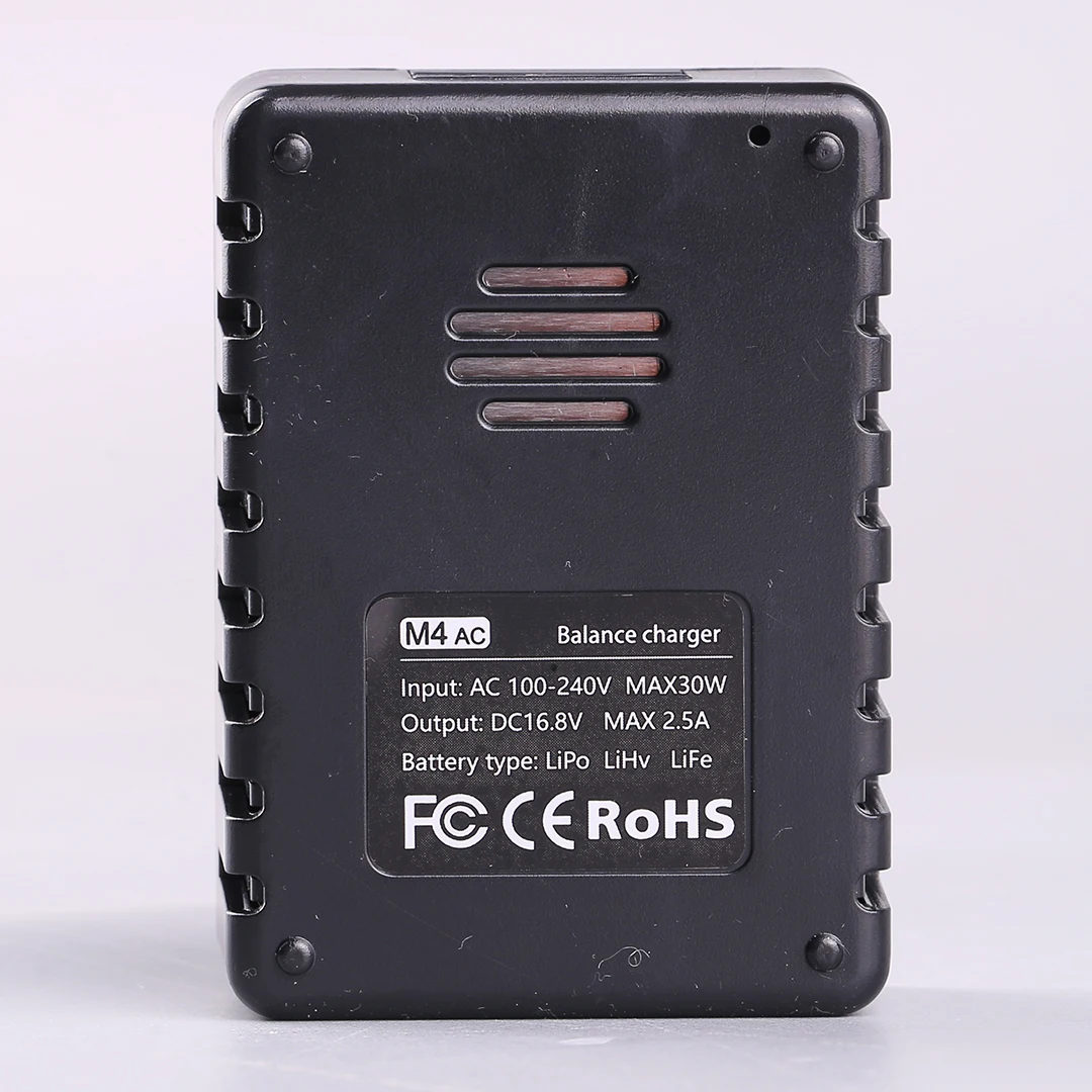 ToolkitRC M4AC 30W 2.5A TFT Inch Color LCD Screen Balance Charger Discharger for 2S -4S Lipo For RC Racing Drone Battery