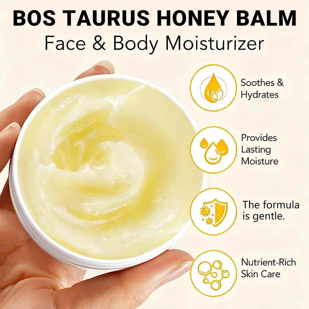 SUYARUN Ultra-Nourishing Tallow Face & Body Cream with Honey&Vitamin C – Moisturizing Skincare for Dry Skin, Natural Anti-Aging.