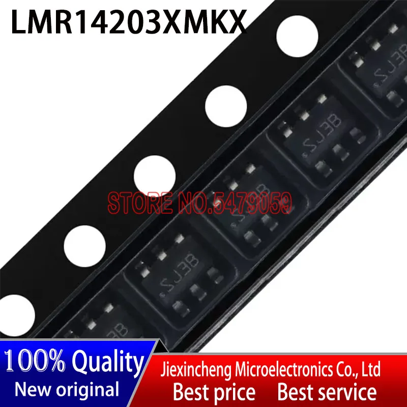 10PCS LMR14203XMKX marking:SJ3B LMR14203XMK LMR14203 SOT23-6 New original Switching Voltage Regulators