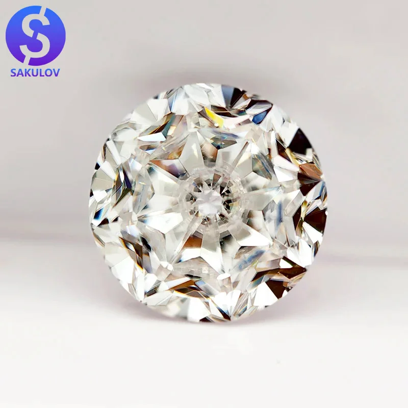 

Новое поступление, белый муассанит огранки желаний, свободные камни, 0,5-5,0 карата, цвет D, муассанит, камень с сертификатом GRA для изготовления ювелирных изделий