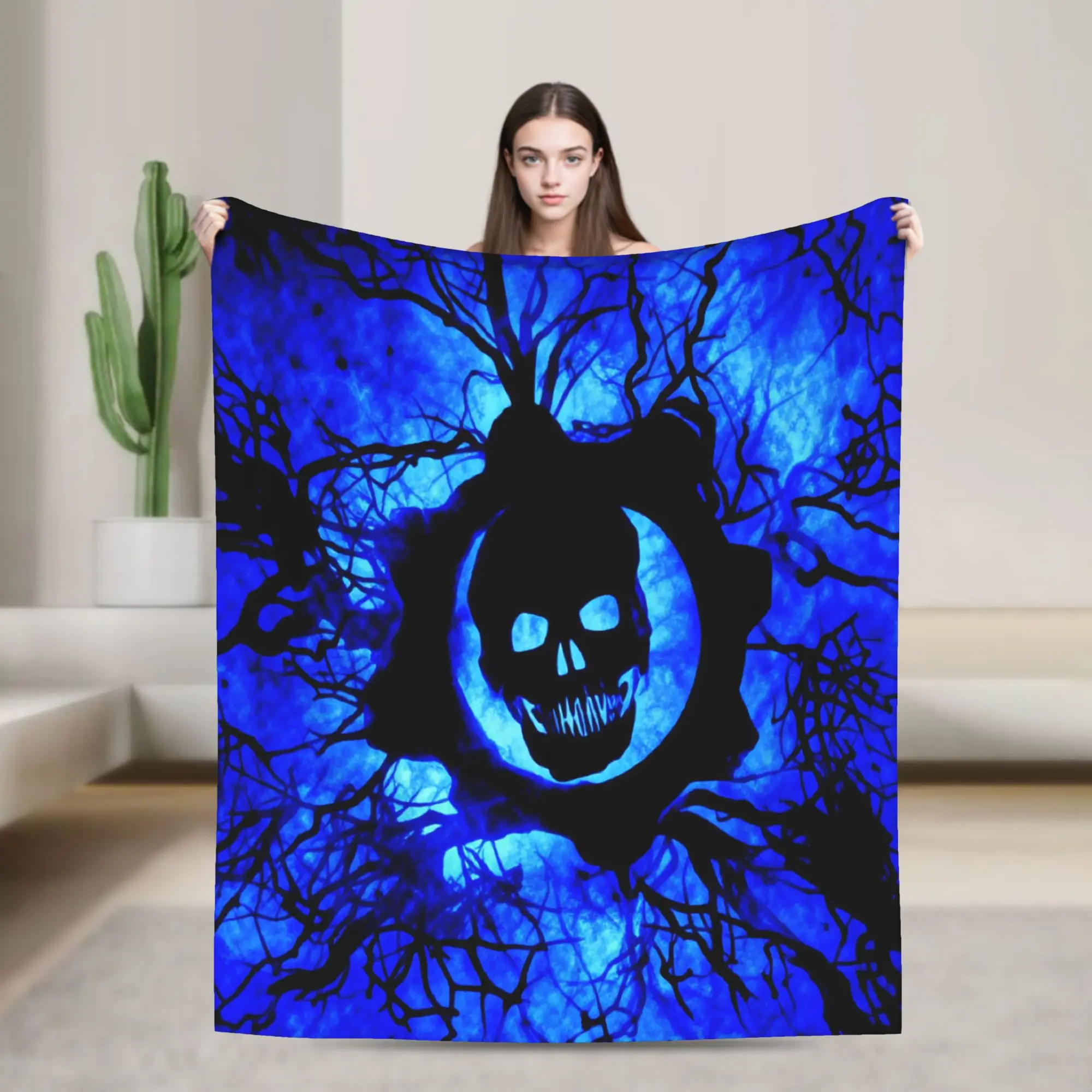 G-Gears Of War Throw Blanket Comfortable Fashion Blankets  For Living Room Camping Flannel Bedspread Bed Cover