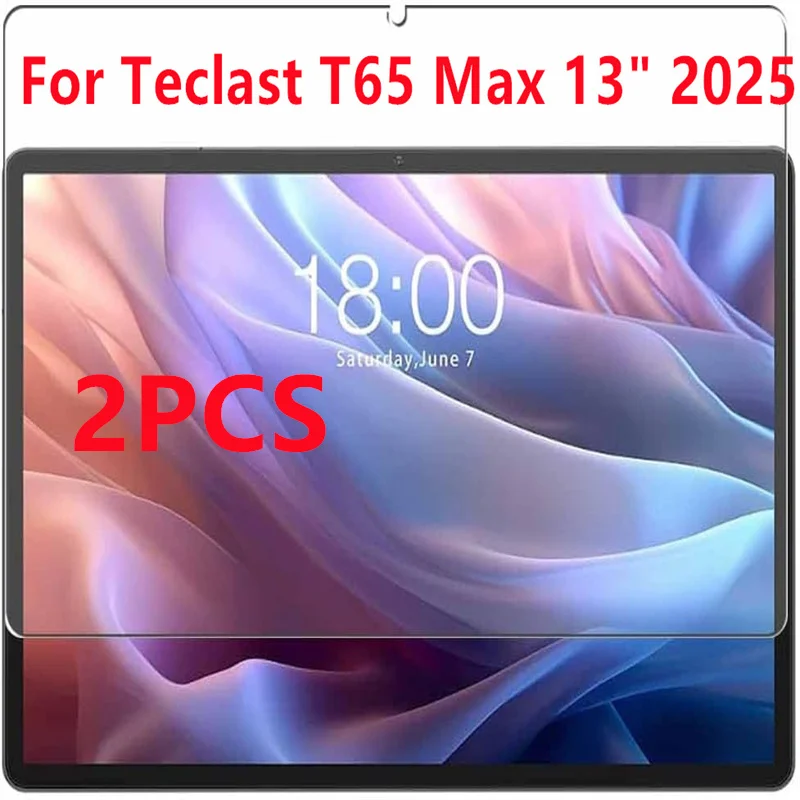 2 Stück 9H Panzerglas Displayschutzfolie für Teclast T65 Max Plus T50 T60 Pro M50S P50T Mini 8.7 11 13.4 Zoll HD Schutzfolie
