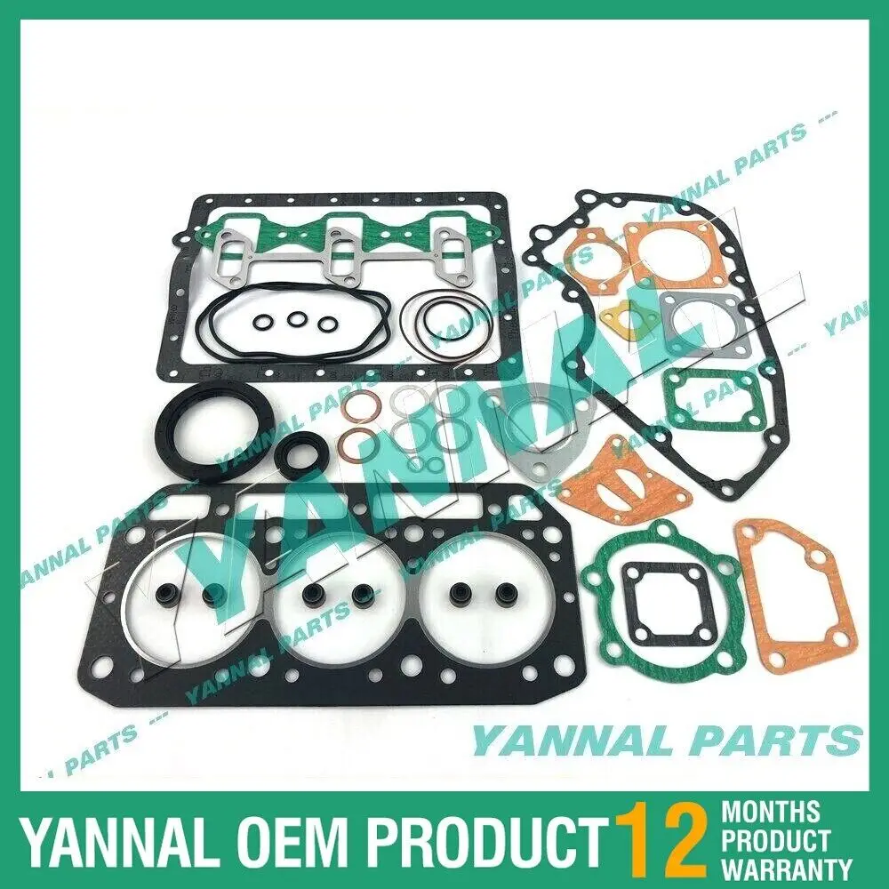 New 3T84 3D84-1 Full Gasket Kit For Yanmar Engine Parts