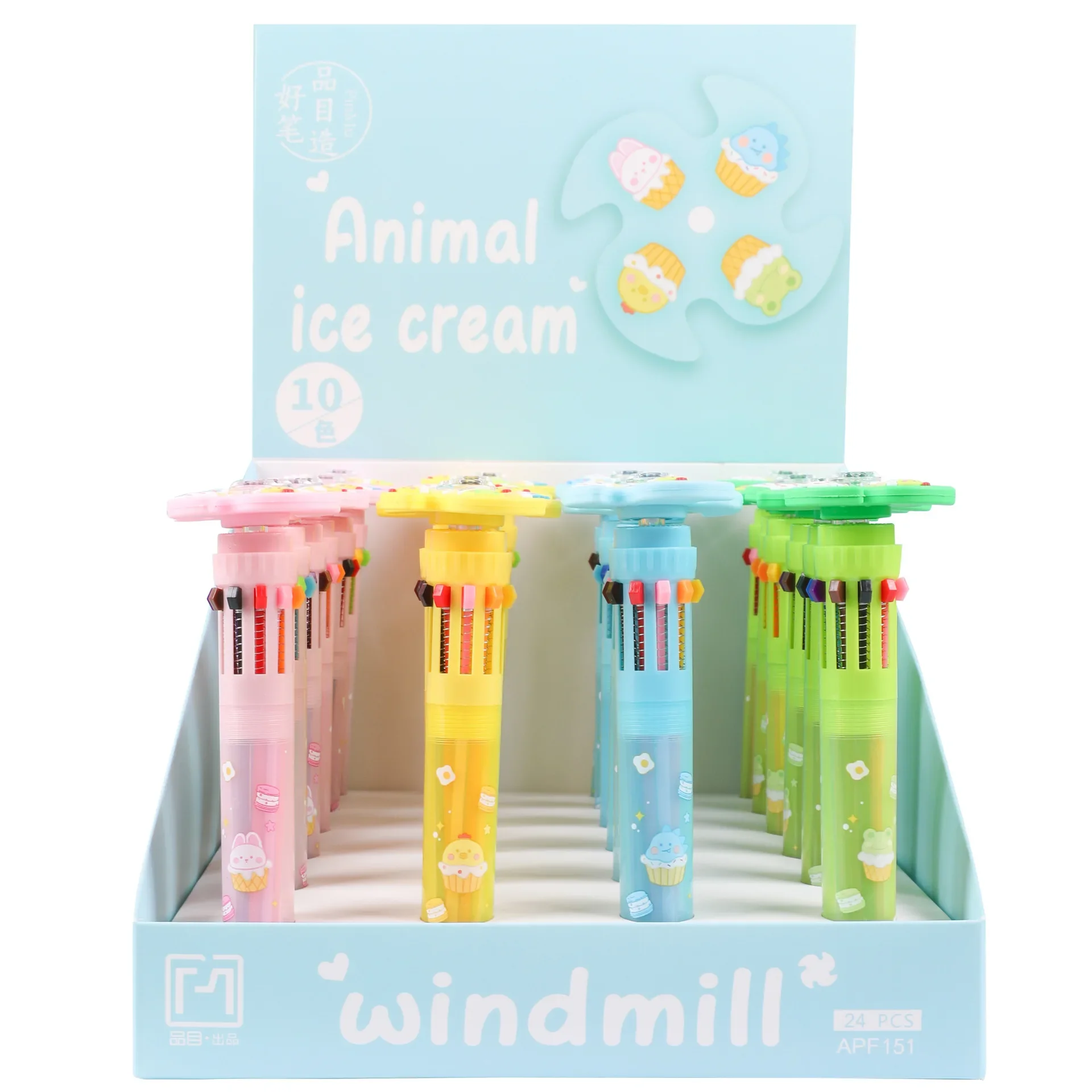48PCS  Neutral Pen 10 Color Key Marking Pen