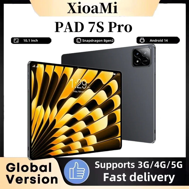 

XioaMI 7SPro Tablet Android14 2025 Origin Global Version 5G Snapdragon 8 Gen2 22GB+1TB GPS WiFi Dual SIM Google Play Tablet PC