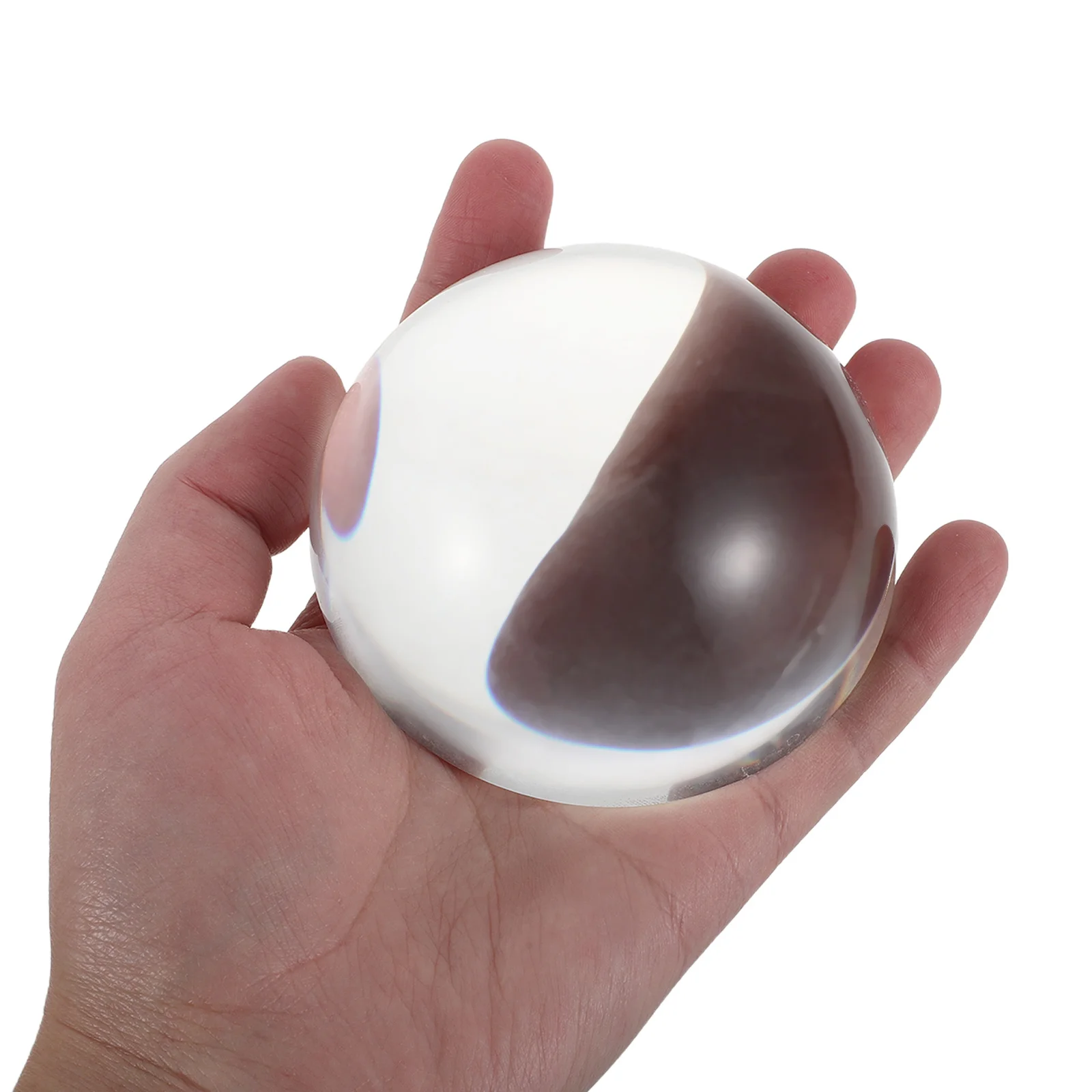 

Crystal Ball Decoration 10Cm Transparent Glass Sphere Decorative Ornament for Home Office Window Display Popular Sphere Crystal