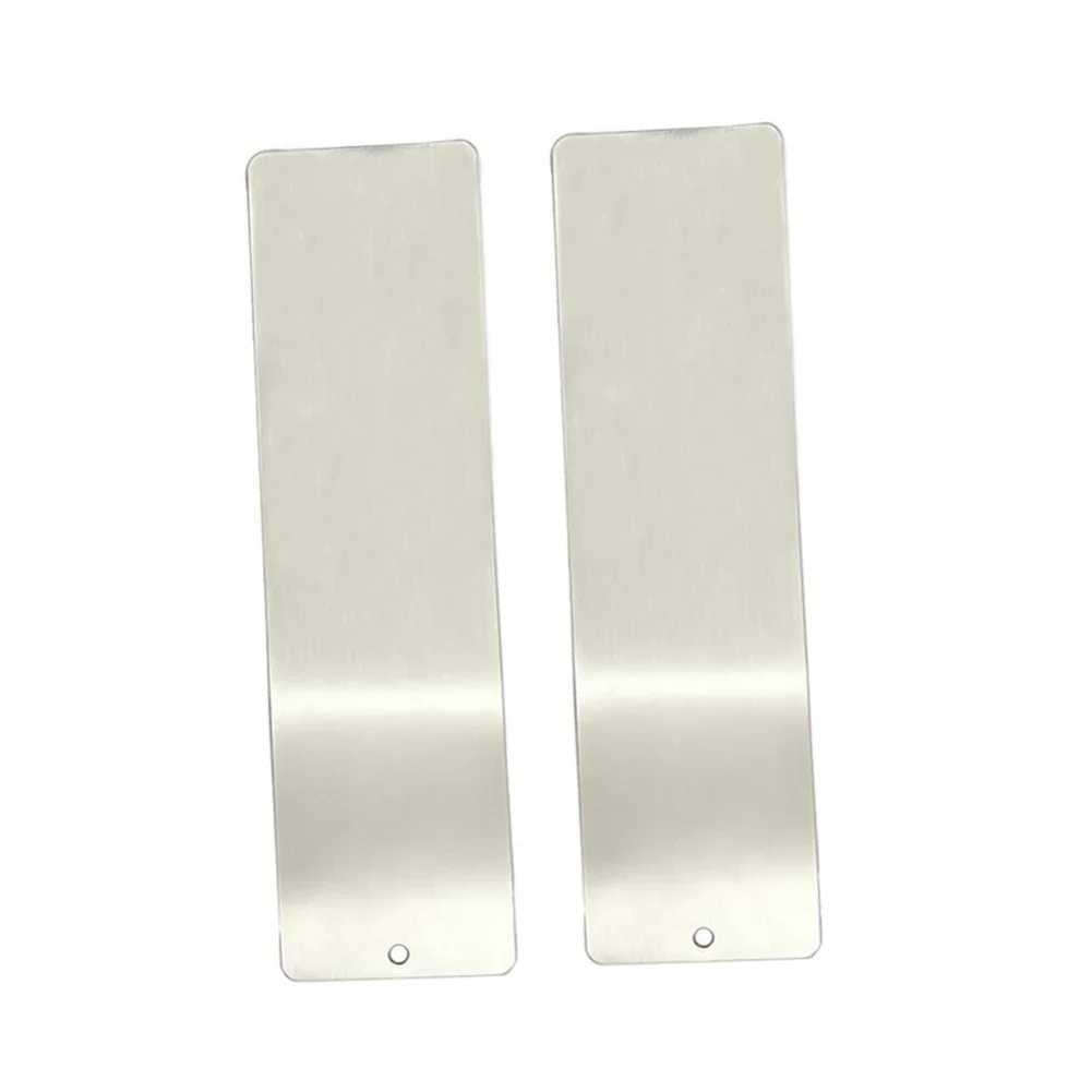2Pcs Stainless Steel Ski Wax Scraper 23x6cm Snowboard Waxing Tool For Removing Cooled Wax And Applying New Layers