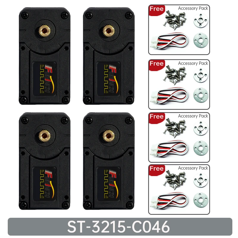 Feetech STS3215 Servo 7,4V 12V 20KG 30KG 360° ° Magnetische Kodierungs-Feedback-Seriellbus-TTL-Servo für SO-ARM100 Roboterarm DIY Progra