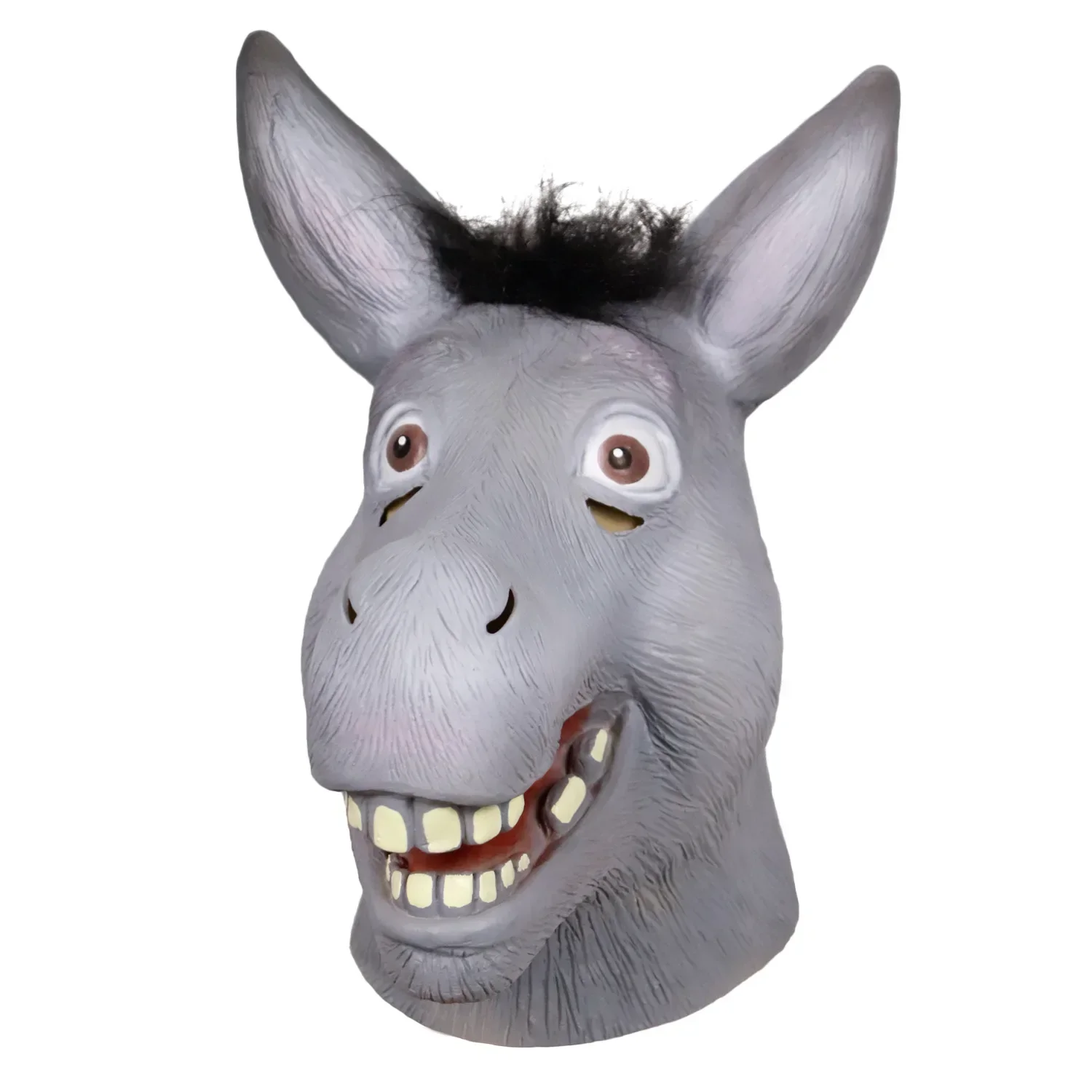 Máscara de cabeza de burro, disfraz de Halloween, máscara de cabeza de burro, cubierta de cabeza de Animal de Halloween