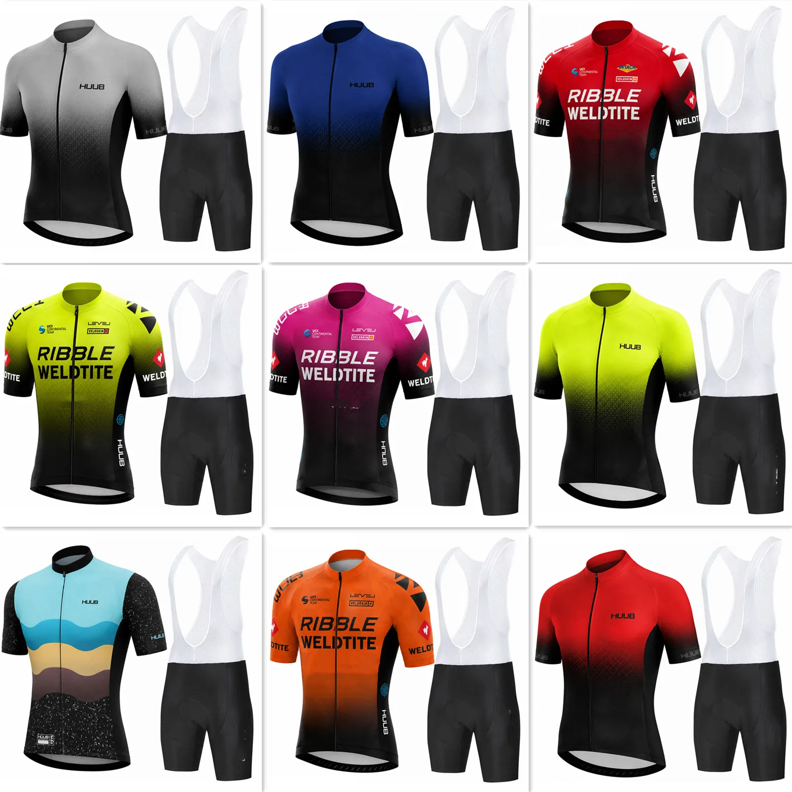 Men Cycling Jersey and Shorts Set 2027 Summer Short Sleeve MTB Road Bike Wear Breathable Bicycle Clothing Kit Maillot Ciclismo
