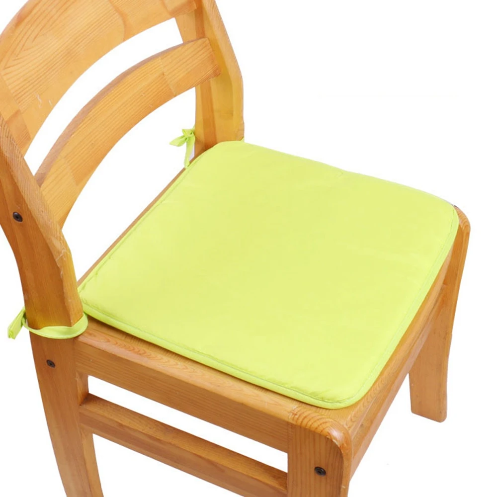 Solid Color Dining Room Indoor Outdoor For Garden Kitchen Office Removable Home Decoration Seat Pad Chair Cushions Chair Cover