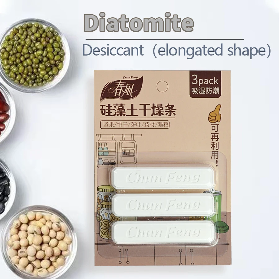 

1set Diatomaceous earth drying strips, seasoning, moisture absorbing stick, tea, medicinal herbs, coffee beans, miscellaneo