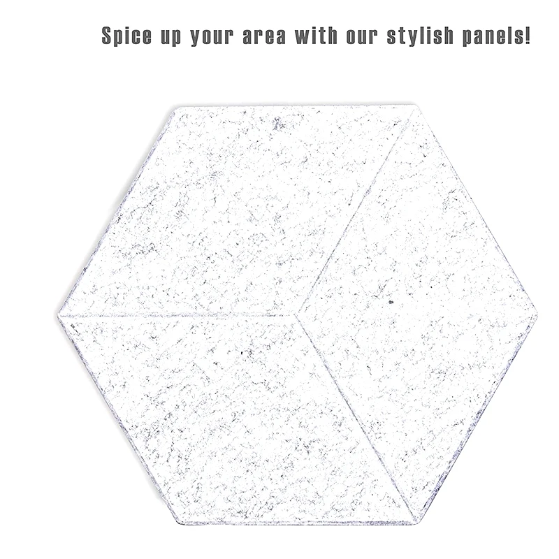 12 Pcs Acoustic Foam Panel Hexagon Acoustic Panels For Acoustic Treatment,Beveled Edge Tiles For Echo Bass Insulation