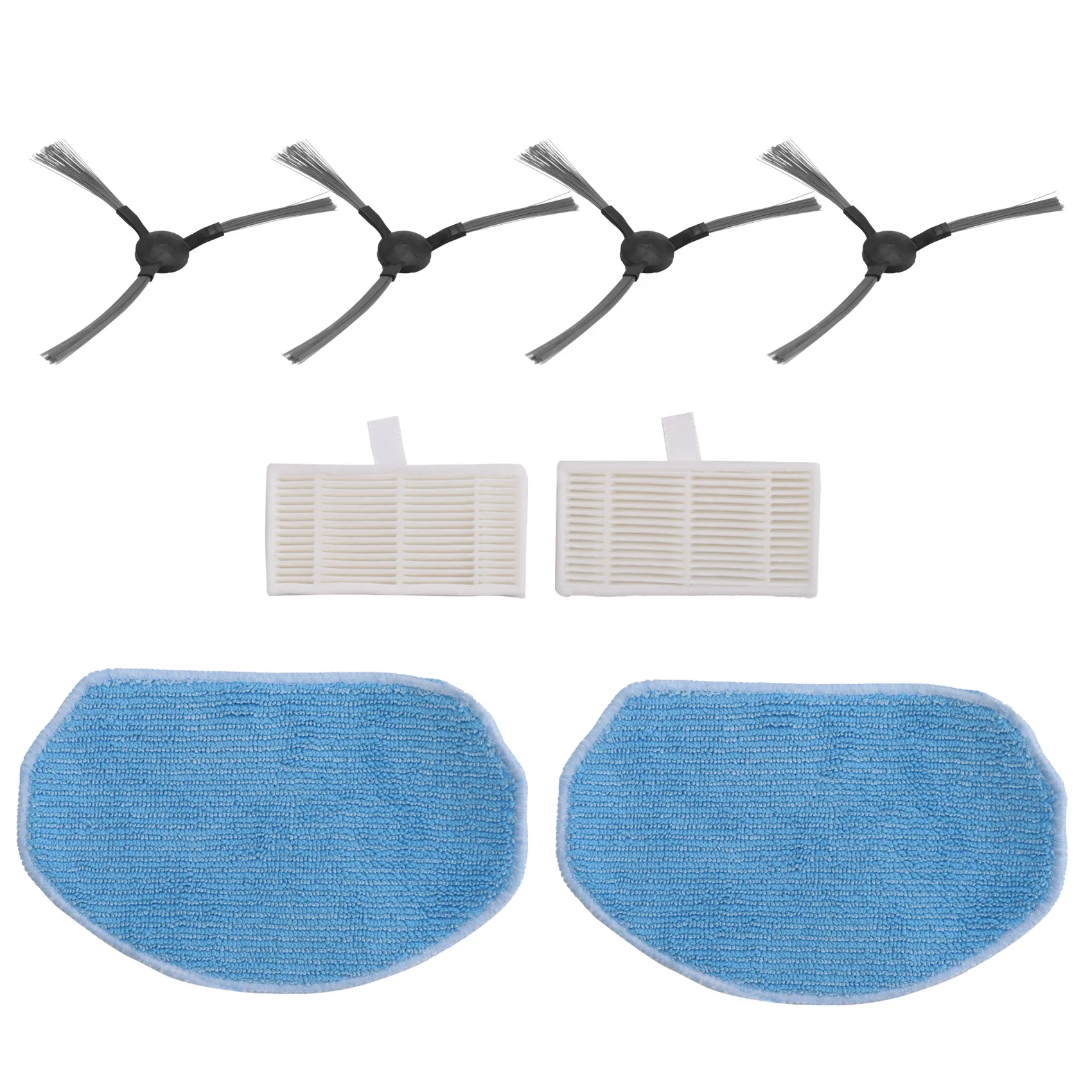 Y50A For Midea VCR04W Robot Vacuum Cleaner Accessories, Hepa Filter Side Brush Mop Cloth Spare Parts, Sweeper Filter