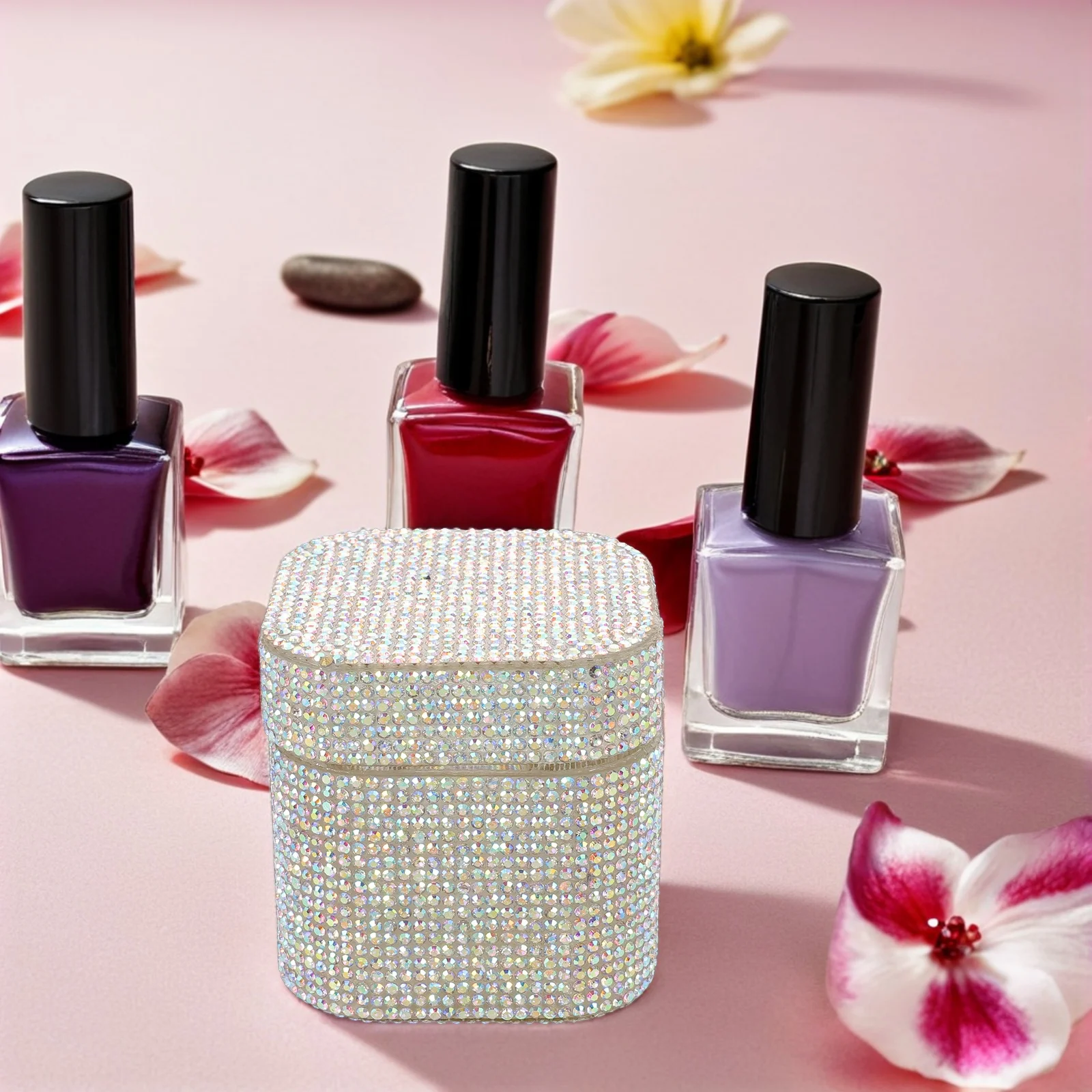 Dappen Dish Nail Art Cup Strass Kristall Glas Nagel Monomer Flüssigkeit Schüssel Acryl Pulver Halter Maniküre Zubehör