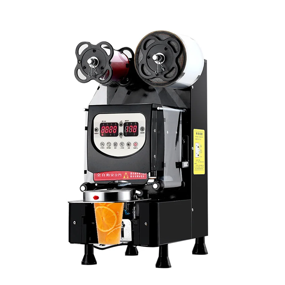 ذكي التلقائي كأس السدادة التجارية البلاستيك ورقة كوب ختم آلة الحليب الشاي متجر المعدات