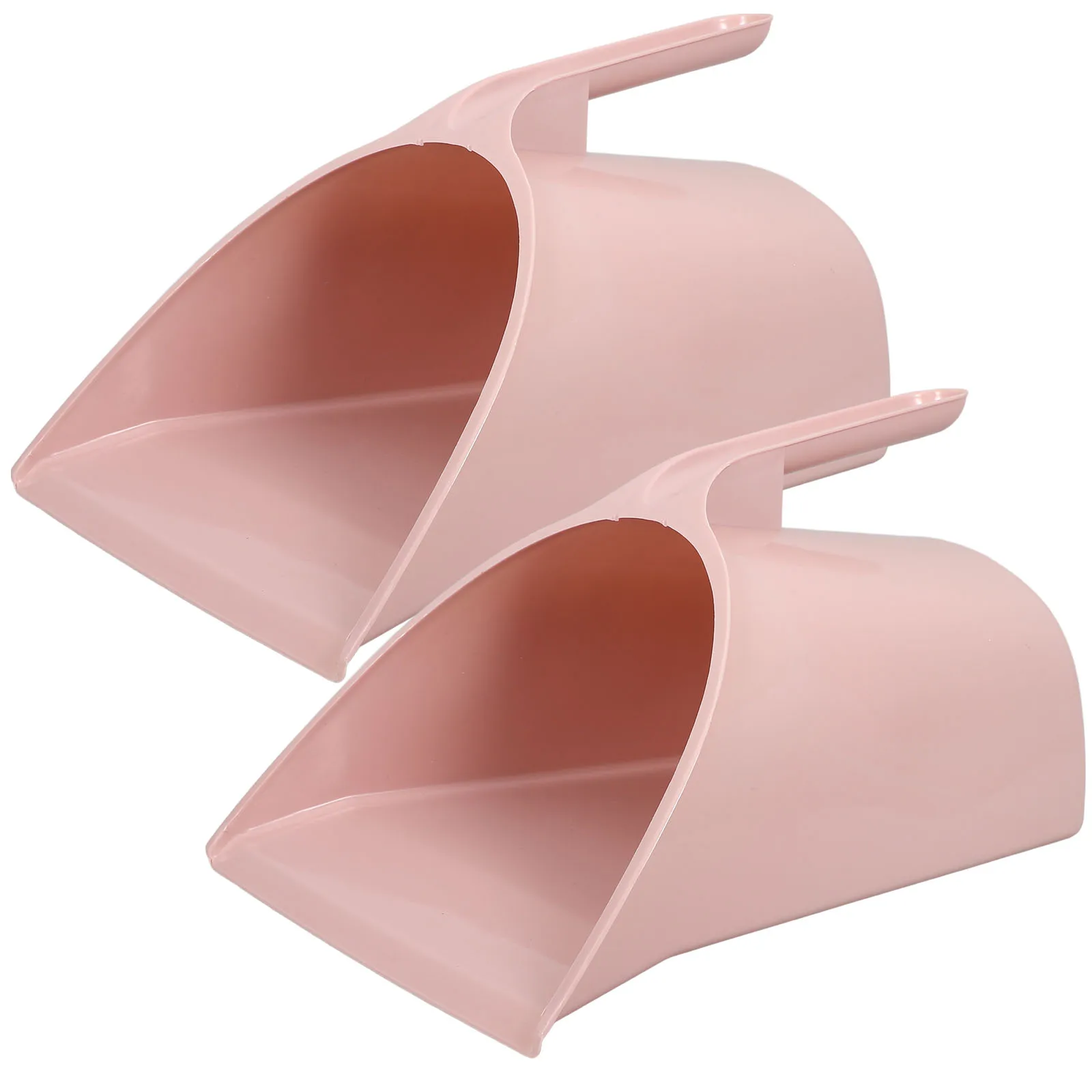 

2 Pcs Handheld Vacuum Cleaner Dustpan Office Cleaning Shovel Home Use Pink Garbage