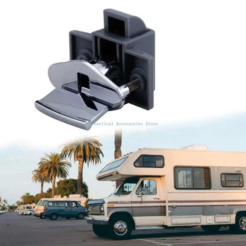 U75E أقفال زر الضغط بدون مفتاح قفل معدني قفل خزانة الدفع خزانة آمنة مصيد الباب للمعسكر وأدراج متنقل #3