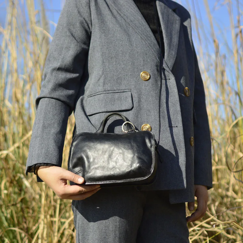 AETOO حقيبة جلدية حقيبة الهاتف المحمول صغيرة مغلف أحمر حقيبة كروسبودي حقيبة يد حقيبة مجوهرات حقيبة سماعة حقيبة مفاتيح طبقة الرأس جلد البقر