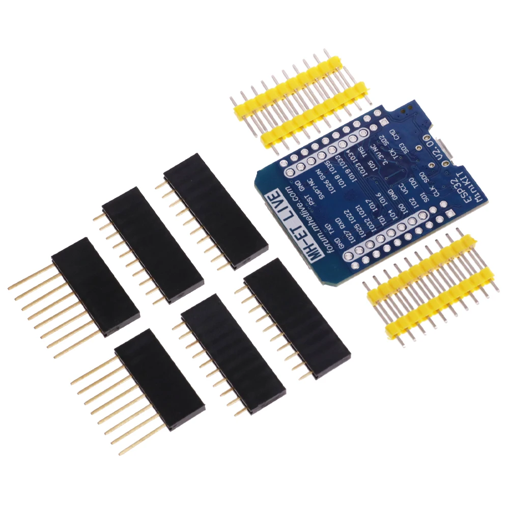 For Wemos Mini D1 ESP8266 ESP32 ESP-32S WIFI Bluetooth CH9102X CH9102 Development Board Module For Arduino With Pins