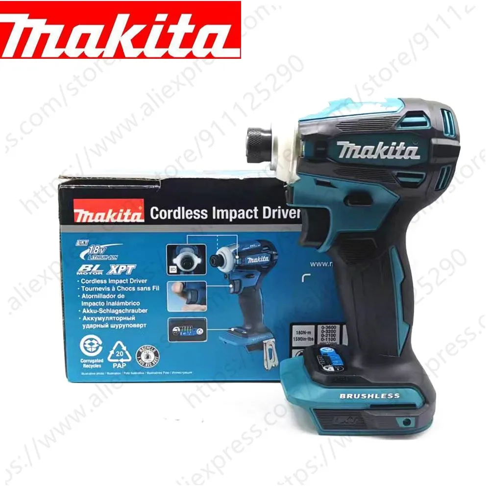 ماكيتا DTD172 اللاسلكي تأثير سائق 18 فولت LXT BL فرش السيارات الكهربائية الحفر الخشب/الترباس/T-وضع 180 N · m قابلة للشحن أدوات كهربائية