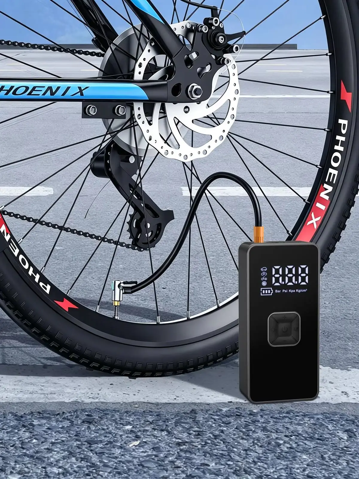 AliExpress NONE 150Psi LT-129 Car Air Pump Rechargeable Power Bank with LED Lighting for Car, Tire, Motocycle, Bicycle, Balls Air Compressor
