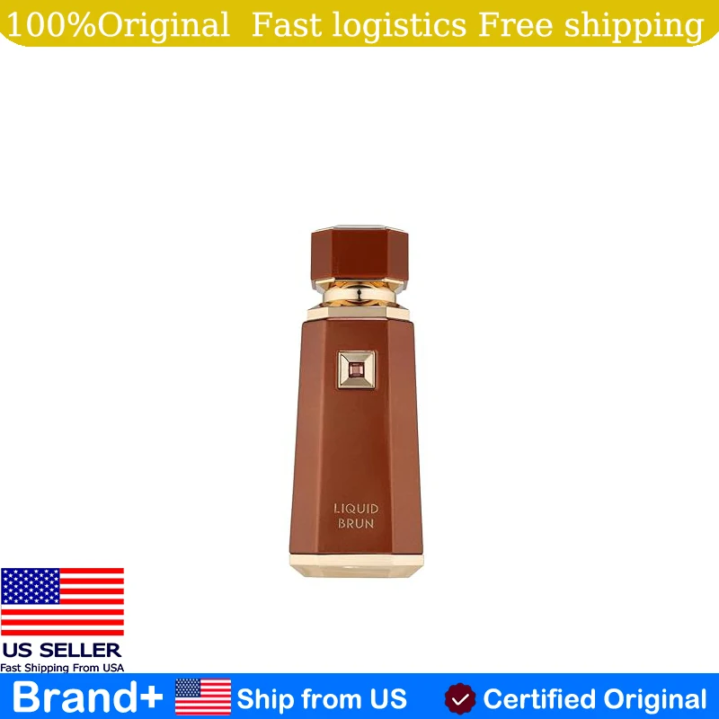 Fragrance World Liquid Brun Eau De Parfum for Men 100ml Arabian Women's Perfume French Perfume Cologne Persistence Portable