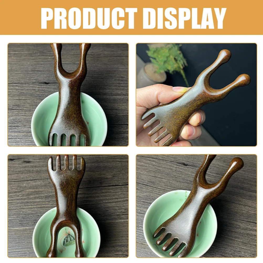 

Скребок для носа из сандалового дерева, многофункциональный маленький деревянный массажер, портативный скребок для носа, инструмент для царапин, массажер для акупунктурных точек