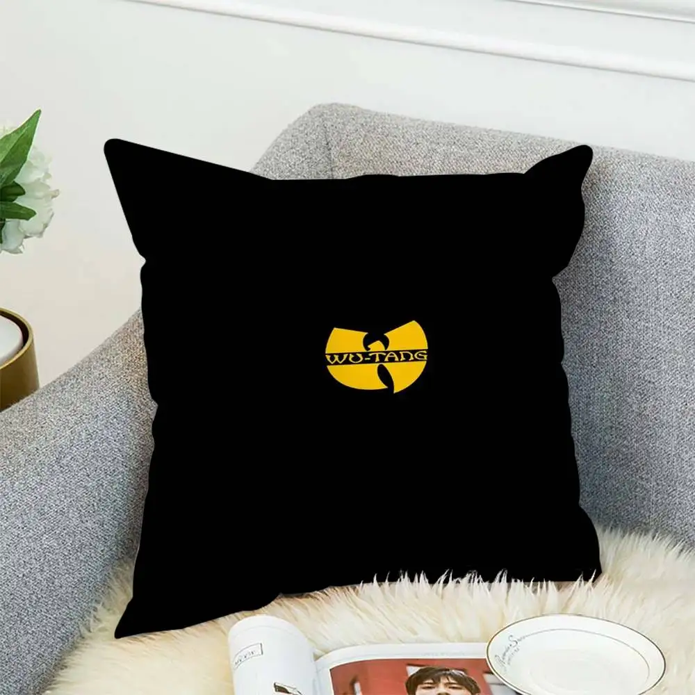 Наволочка Wu T-Tang Clan, чехол для подушки с двусторонним принтом, 45x45, декоративные подушки, диван, домашний декор, мягкая наволочка
