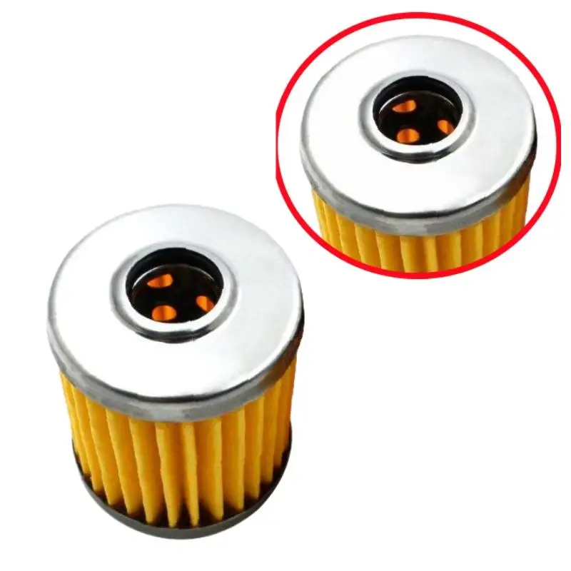 1/5Pcs Motorcycle Engine Oil Filter With Steel Mesh High Efficiency Replacement Filter Sewing Machine Spare Accessories