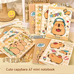 10 pack A7 Capybara Notebook Notepad Diary Planner Sketchbook School Notebooks Aesthetic Stationery Mini Notebook Back To School